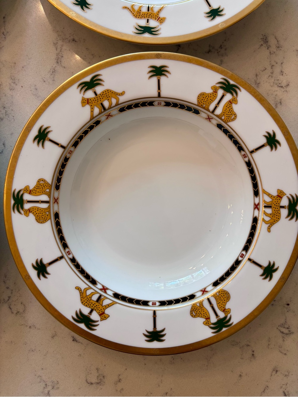 Dior Casablanca Collection Large Rim Soup Bowls (6)